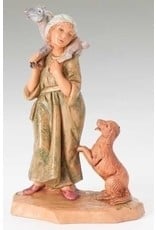 Fontanini Fontanini - Ethan, Boy with Dog (5" Scale)