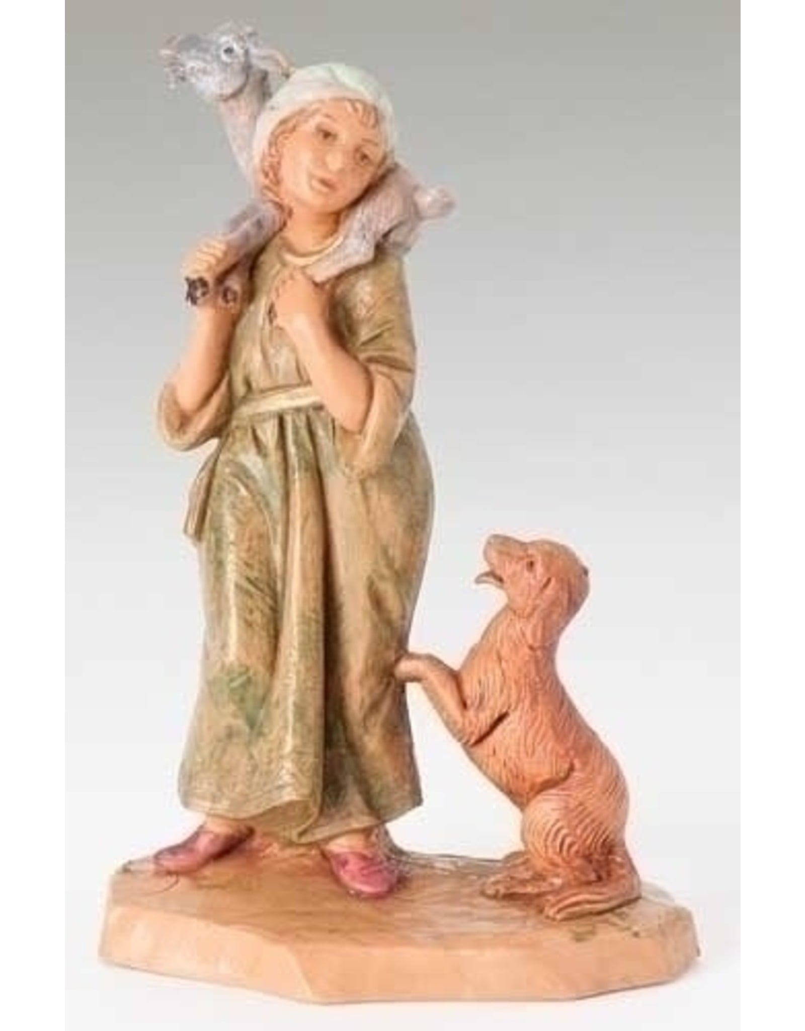 Fontanini Fontanini - Ethan, Boy with Dog (5" Scale)
