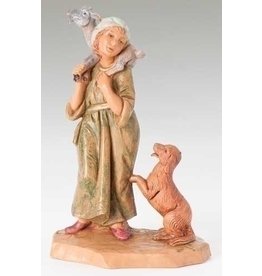 Fontanini Fontanini - Ethan, Boy with Dog (5" Scale)