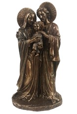 Goldscheider Statue Holy Family 8.5" Bronze