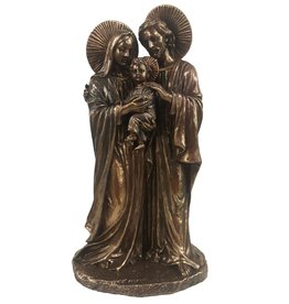 Goldscheider Statue Holy Family 8.5" Bronze