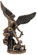 Goldscheider Statue Michael 8" Bronze