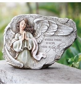 Roman Praying Angel Garden Stone