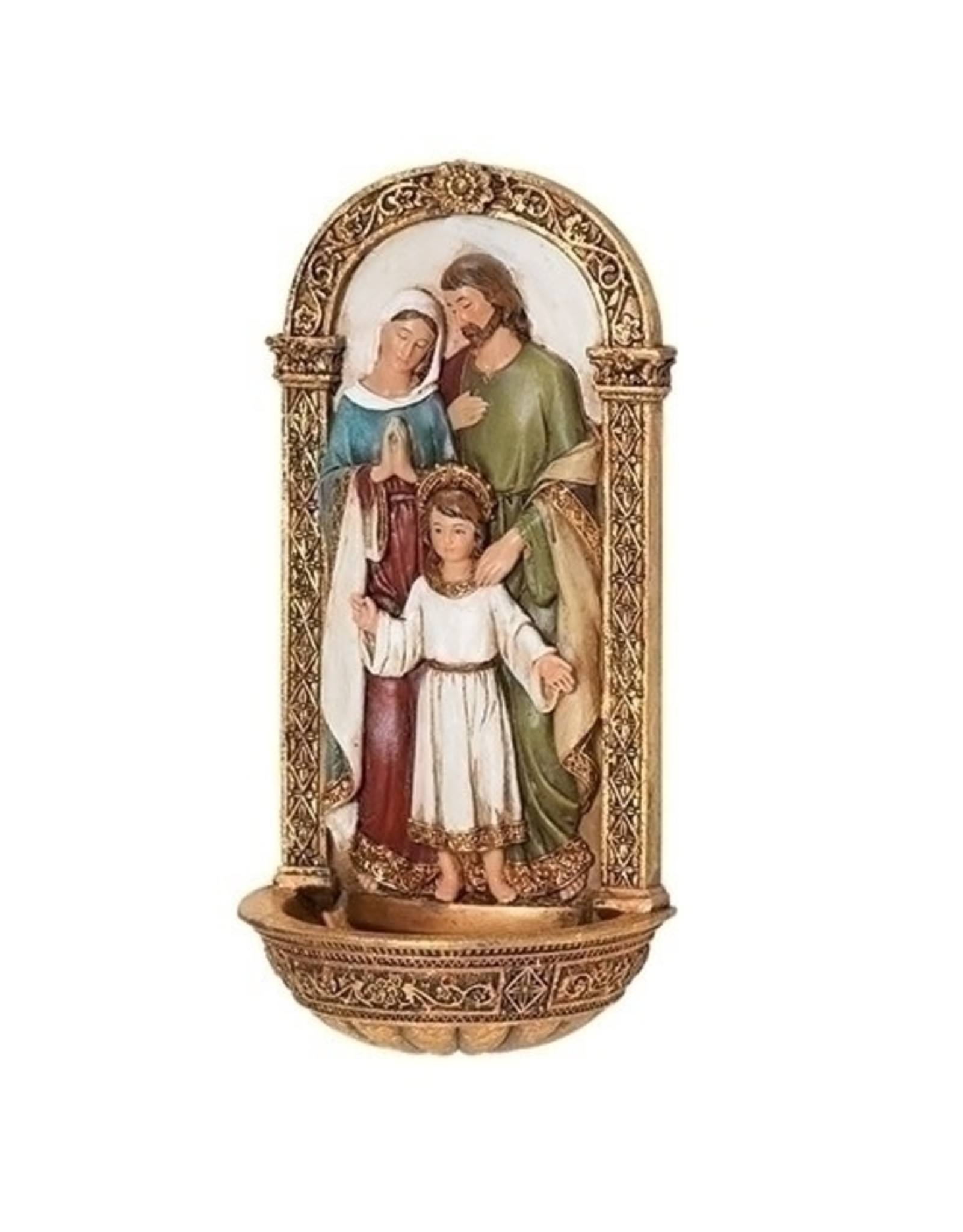 Roman Holy Family Holy Water Font