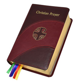 Catholic Book Publishing Christian Prayer - 2-Tone Burgundy Dura Lux Cover
