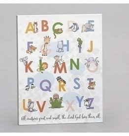 Roman Animal Alphabet (All Creatures Great and Small) Plaque