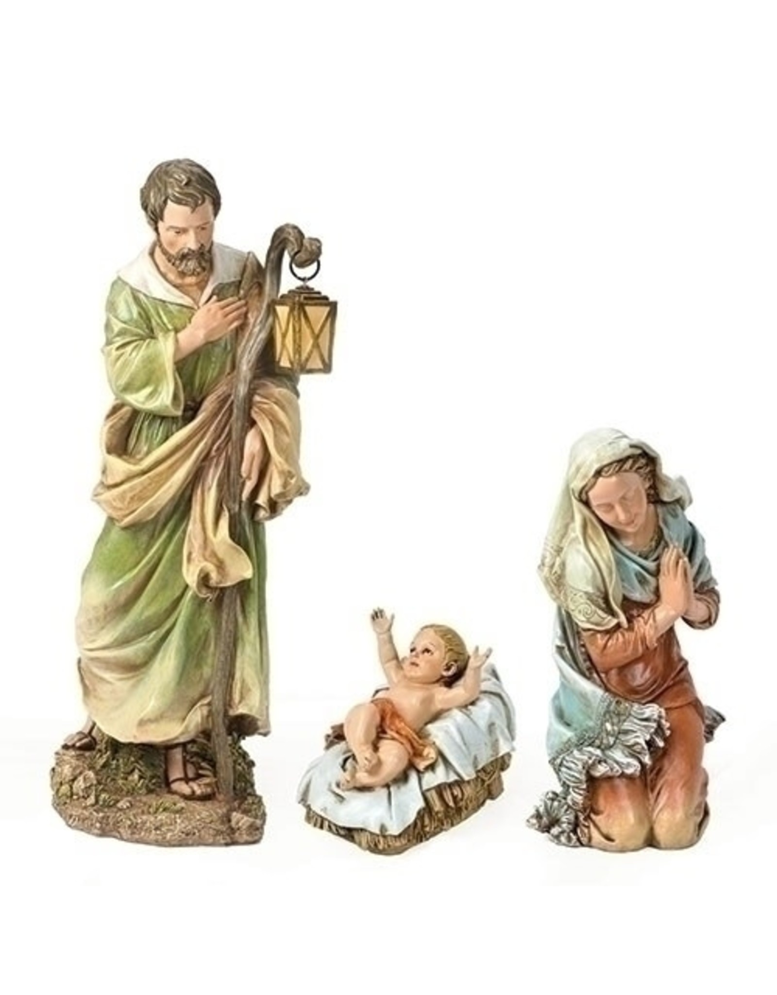 Roman Holy Family 3-Piece Statue Set (27" Scale)