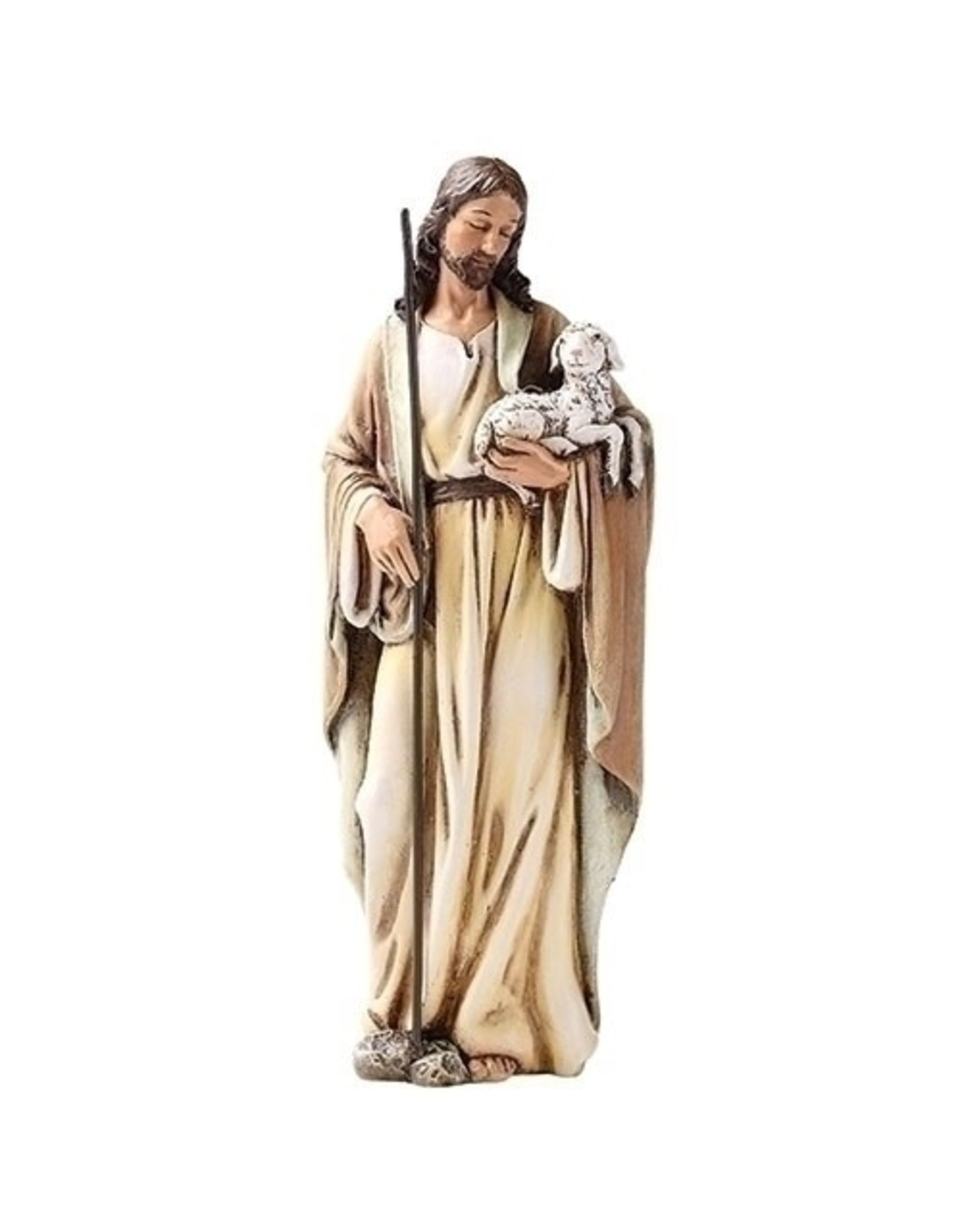 Roman Jesus Good Shepherd Statue (Renaissance Collection), 6.25"