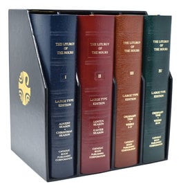 Catholic Book Publishing Liturgy of the Hours (Set of 4) Large Print Leather