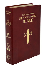 Catholic Book Publishing NCB (New Catholic Bible), Large Type - Burgundy Bonded Leather
