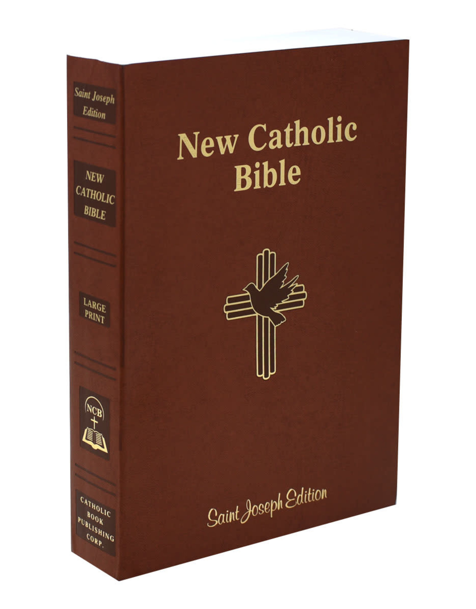 Catholic Book Publishing NCB (New Catholic Bible), Large Type - Brown Flex