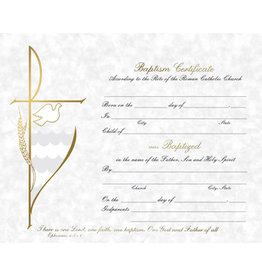 Barton Cotton Certificates - Baptism, Catholic (50)