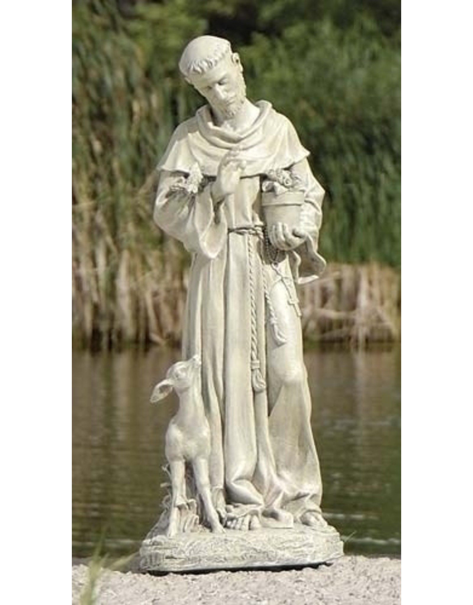 Roman St. Francis Garden Statue (18")