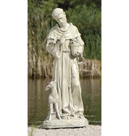 Roman St. Francis Garden Statue (18")