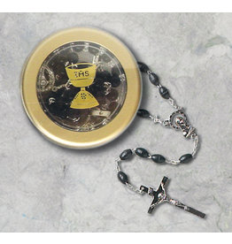 Devon First Communion Rosary Black/Clear Box w/Chalice