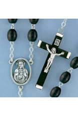 Devon Rosary, Wood - Black