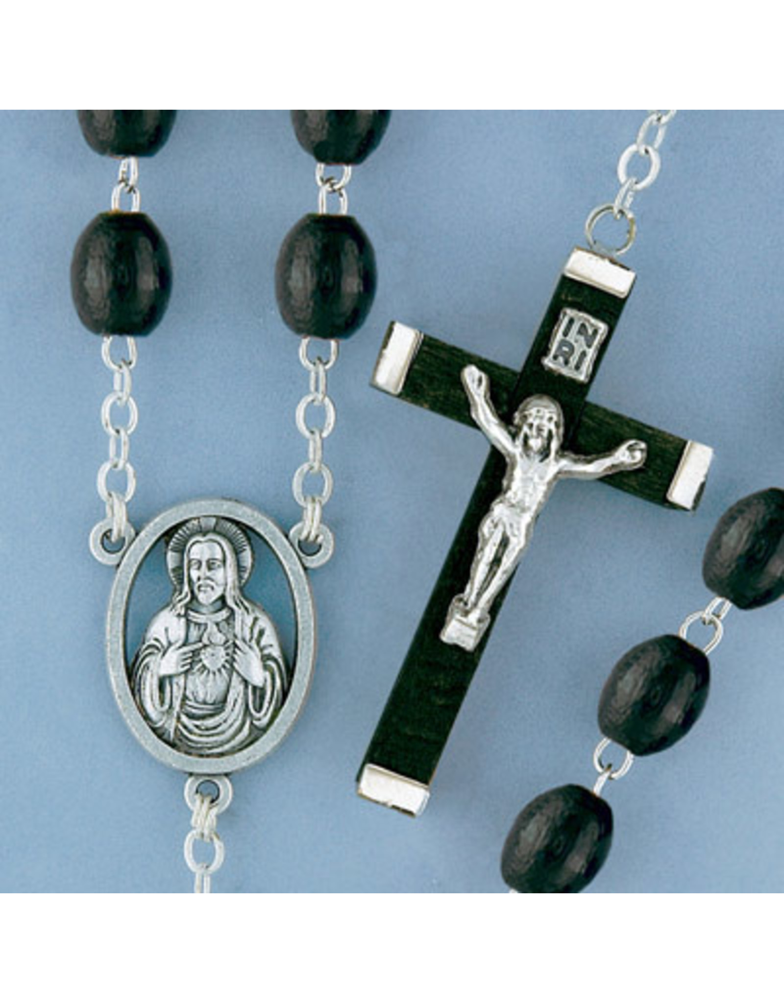 Devon Rosary, Wood - Black