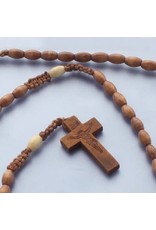 Rosary Brown/Macrame Cord/Wood