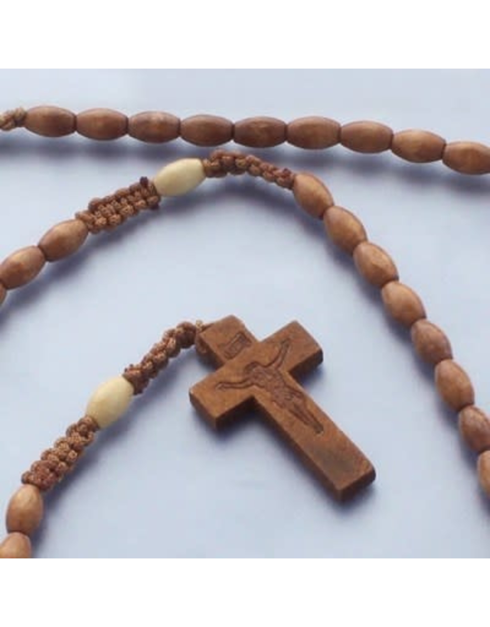 Divine Mercy Rosary Wood Cord - Reilly's Church Supply & Gift Boutique