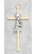 Devon Cross Praying Boy 3.5" Gold/Silver