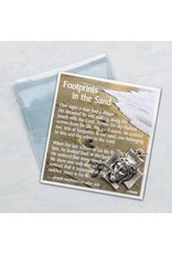 Devon Footprints Prayer Card & Christ Medal