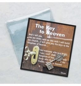 Devon Key to Heaven Prayer Card & Token