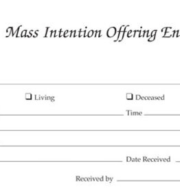 Mass Intention Offering Envelope (100)