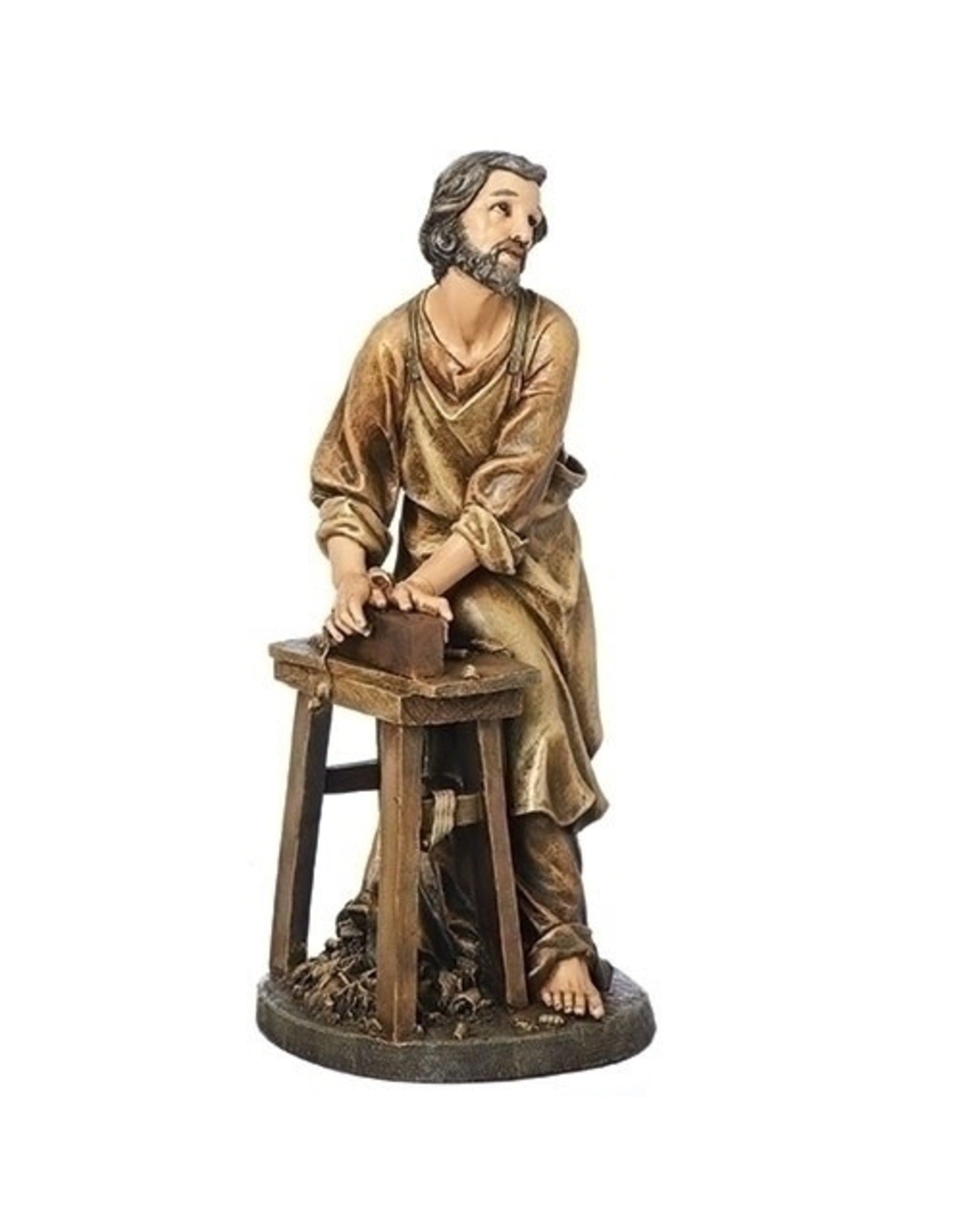Roman St. Joseph the Worker Statue (17.75")