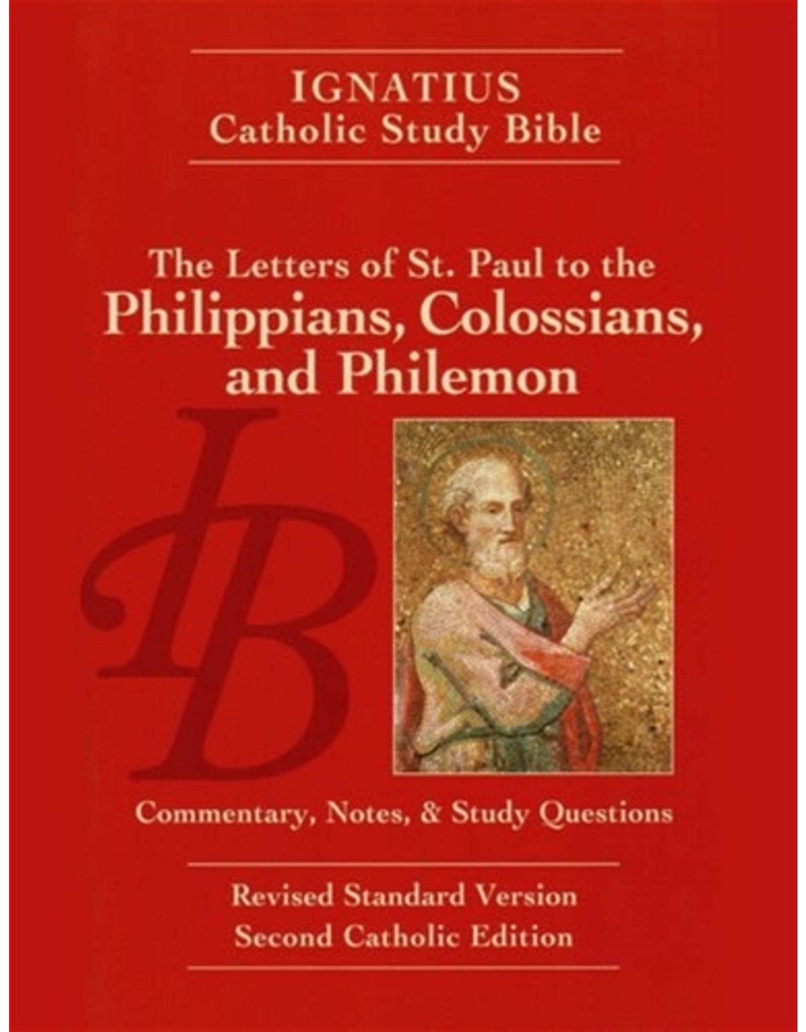 Ignatius Press RSV Ignatius Catholic Study Bible-Philippians, Colossians, & Philemon