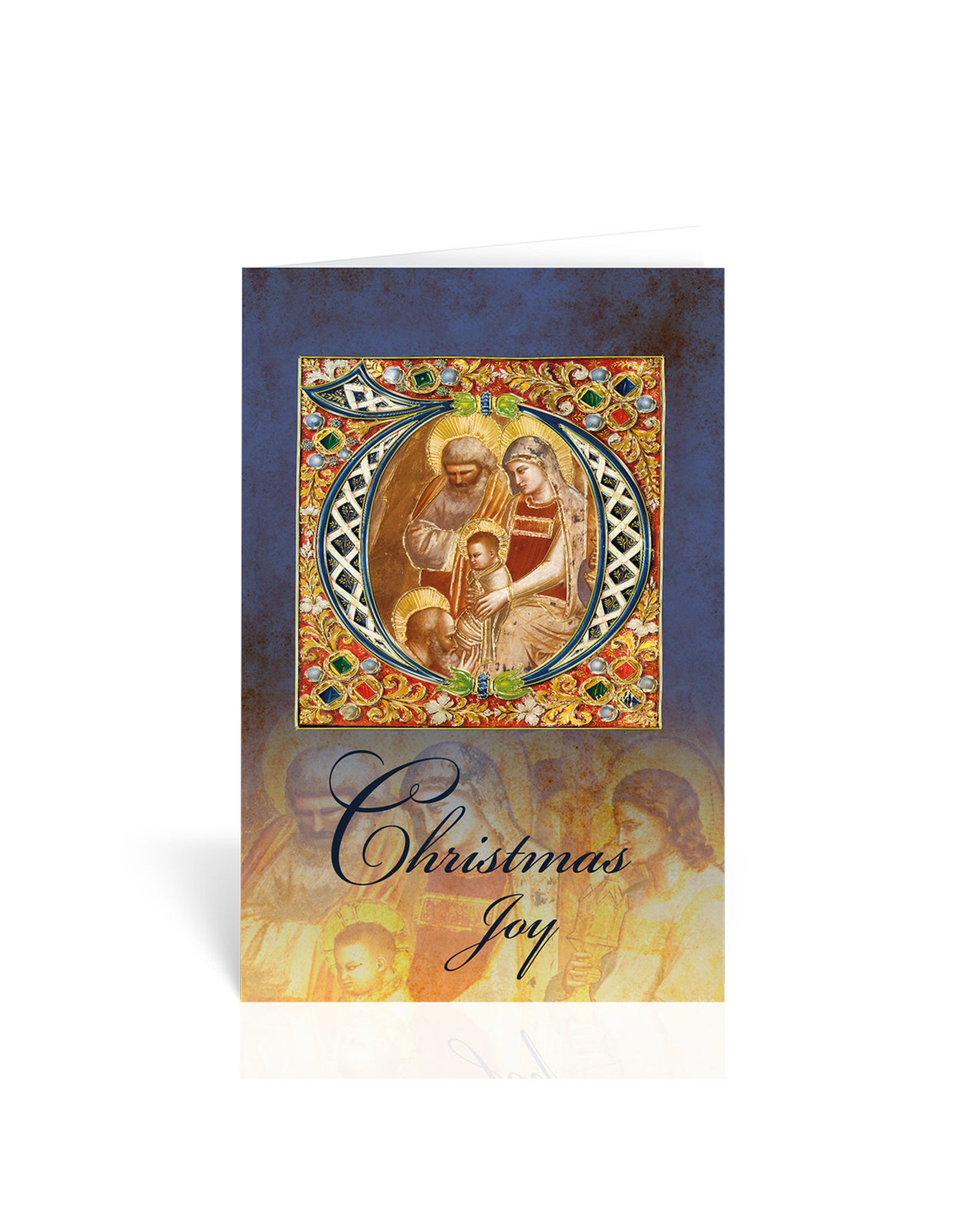 Bonella Holy Family Christmas Joy Greeting Card
