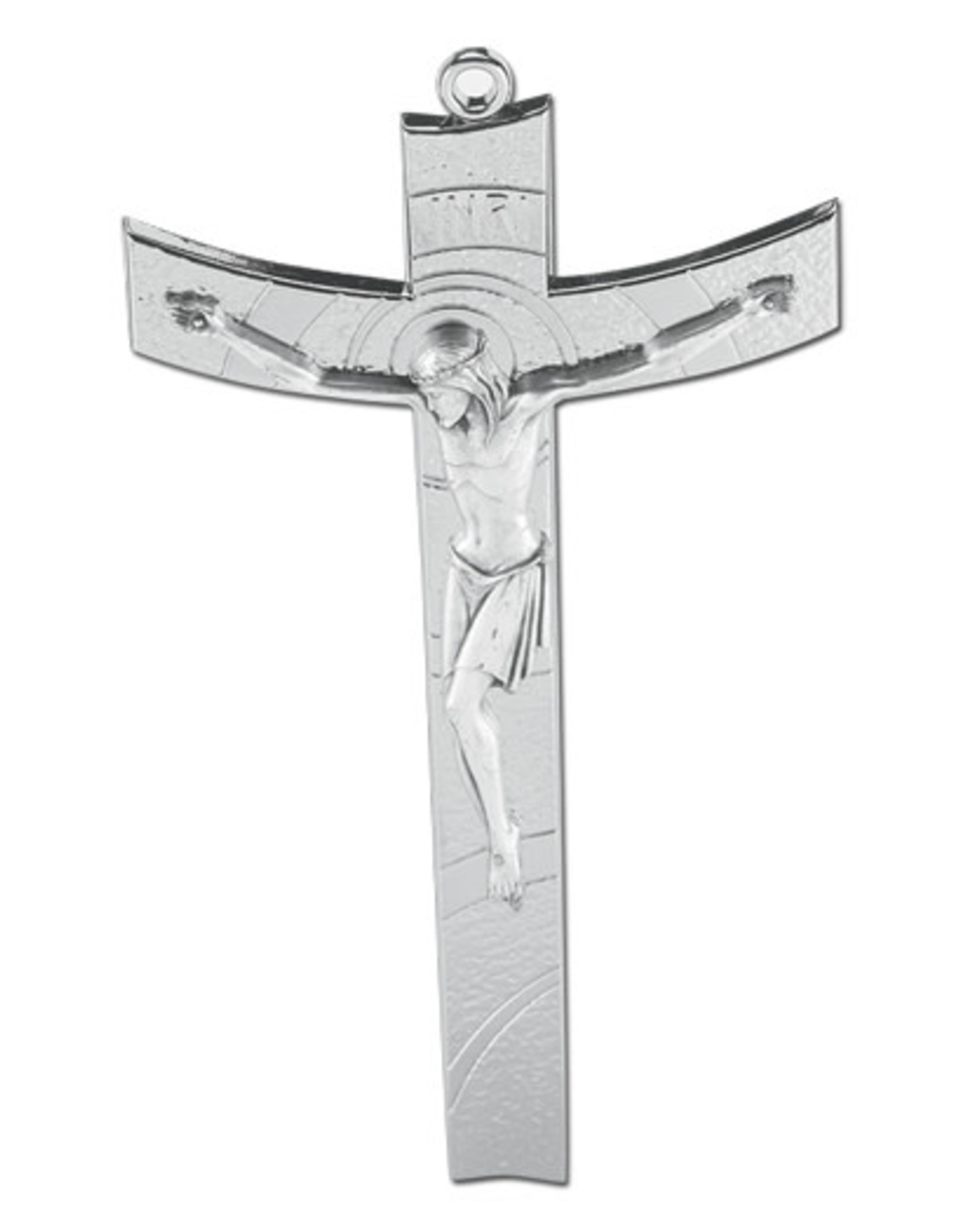 Hirten 5.5" Silver Plated Metal Crucifix
