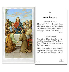 Hirten Holy Cards - Last Supper/Meal Prayers (100)