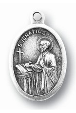 Oxidized Silver Oval Medal - Various Subjects A-H