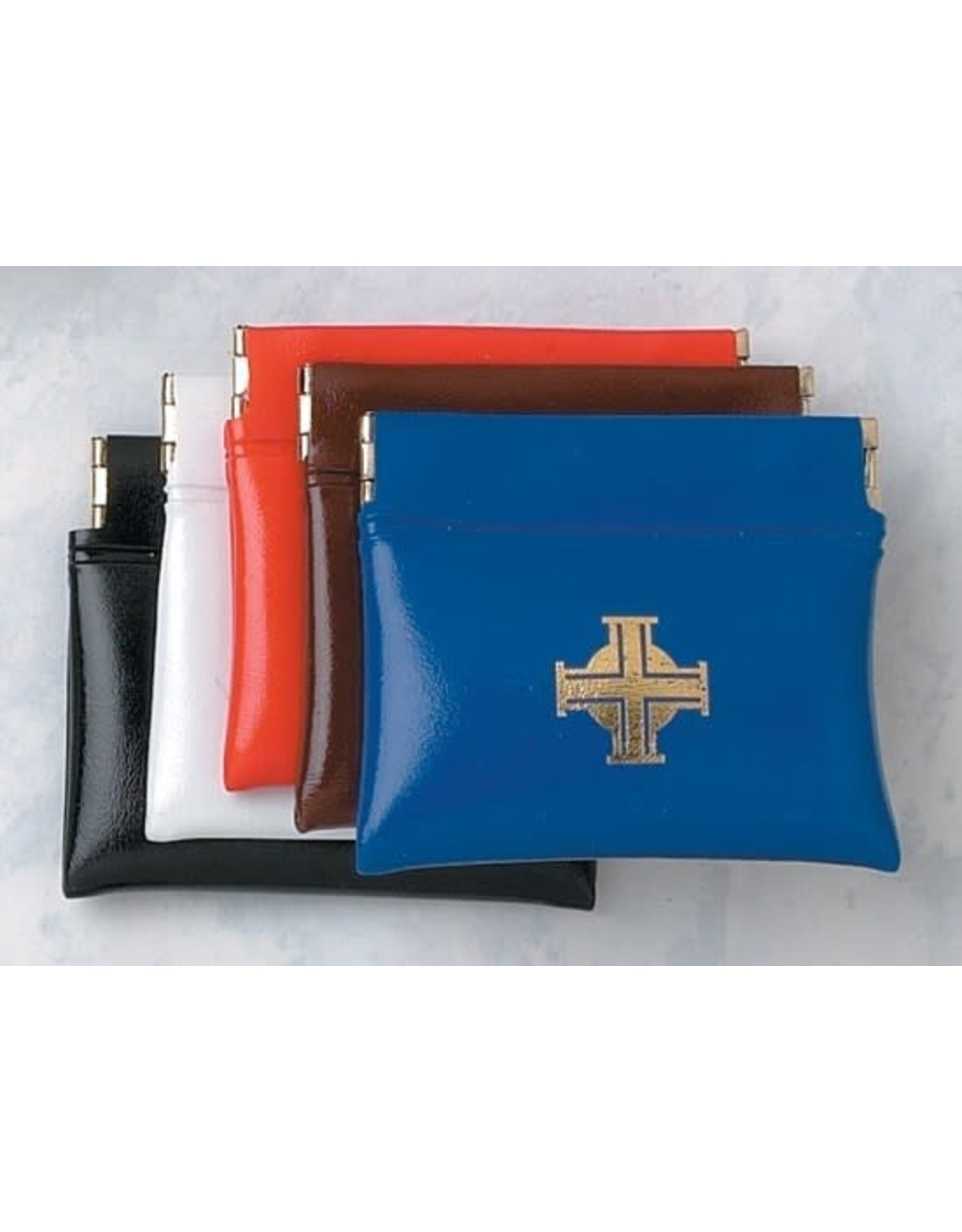 Rosary Case Vinyl Squeeze-Available in Black, White, Red, Brown & Blue