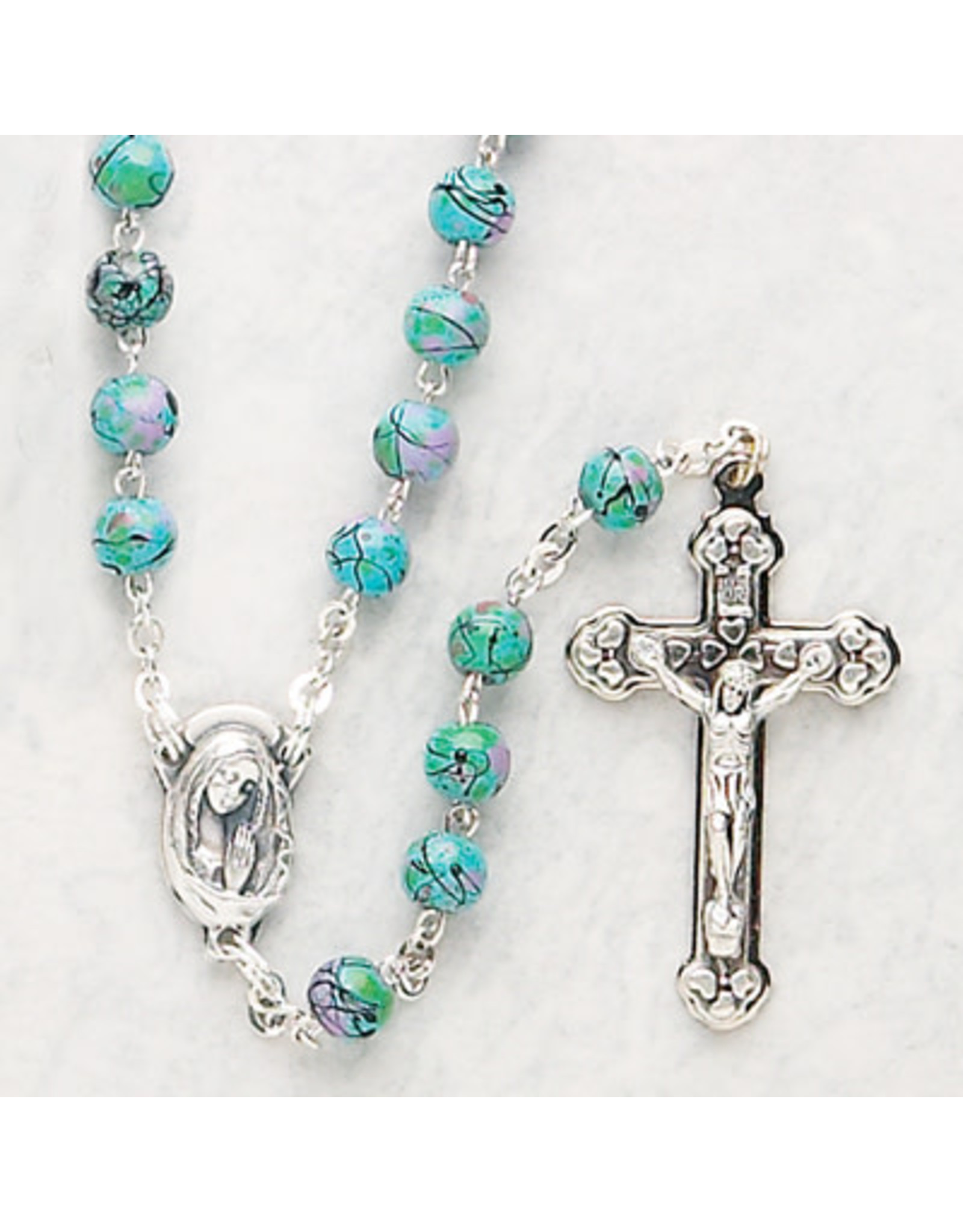 Devon Rosary - Imitation Cloisonne