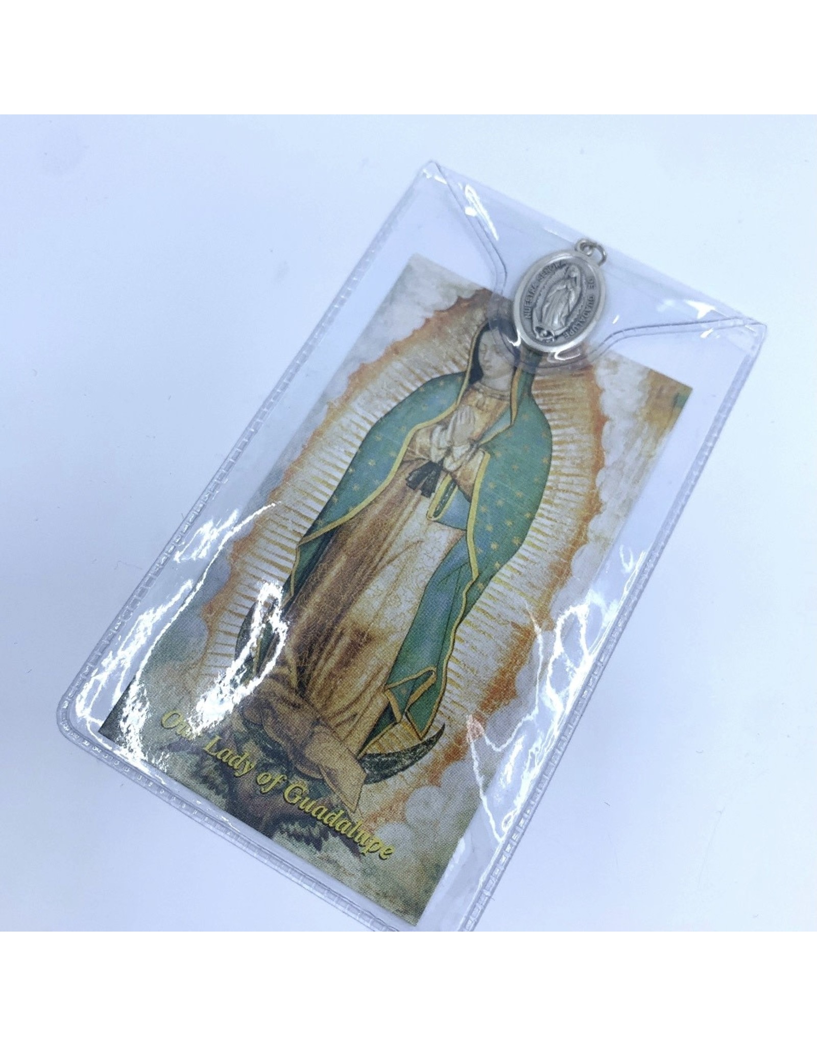 Our Lady of Guadalupe Medal with Prayer Card - Reilly's Church