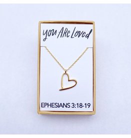 Seeds & Mountains Bible Verse Necklace - You Are Loved
