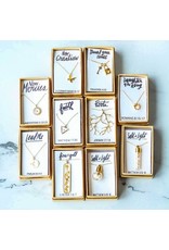 Seeds & Mountains Bible Verse Necklace - You Are Loved, Heart (Ephesians 3:18-19)