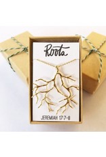 Seeds & Mountains Bible Verse Necklace - Roots (Jeremiah 17:7-8)