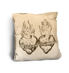 Sacred & Immaculate Hearts Pillow
