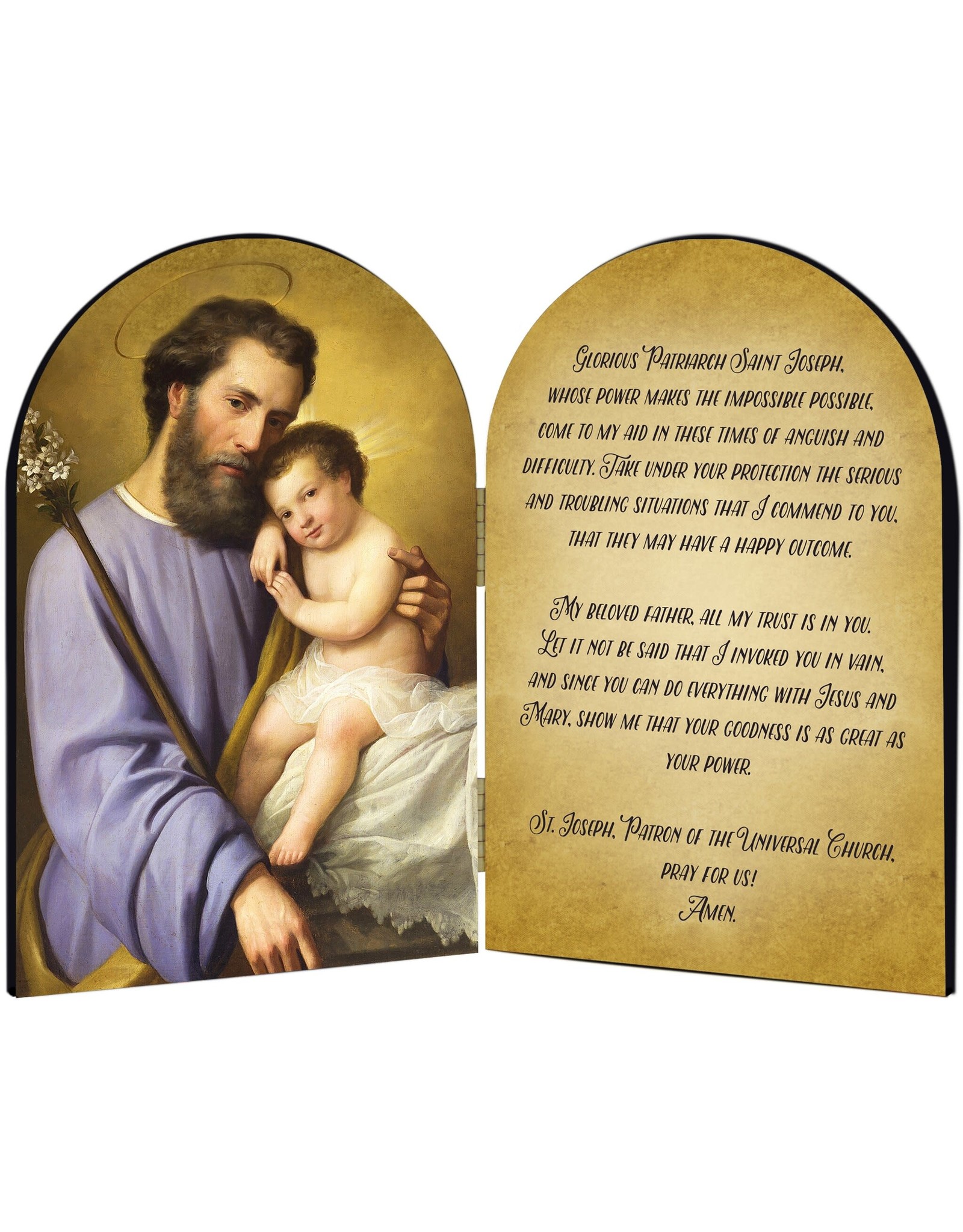 Nelson Art Arched St. Joseph Diptych