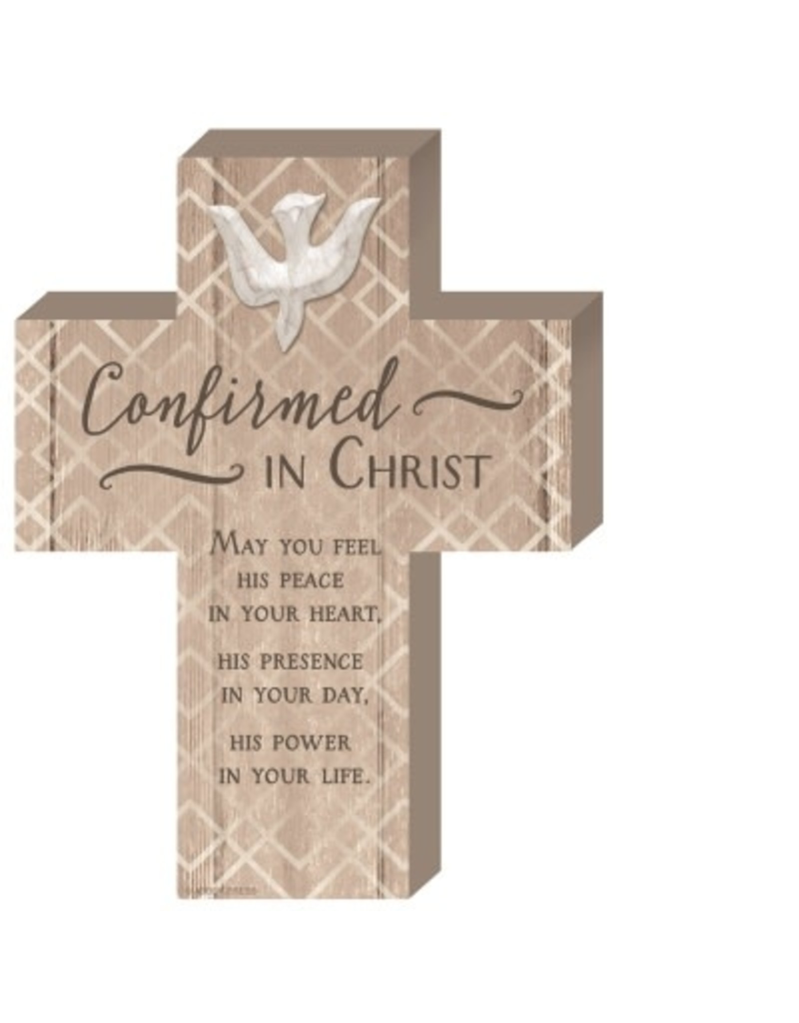 Abbey & CA Gift Confirmation Cross - Wooden, 8"