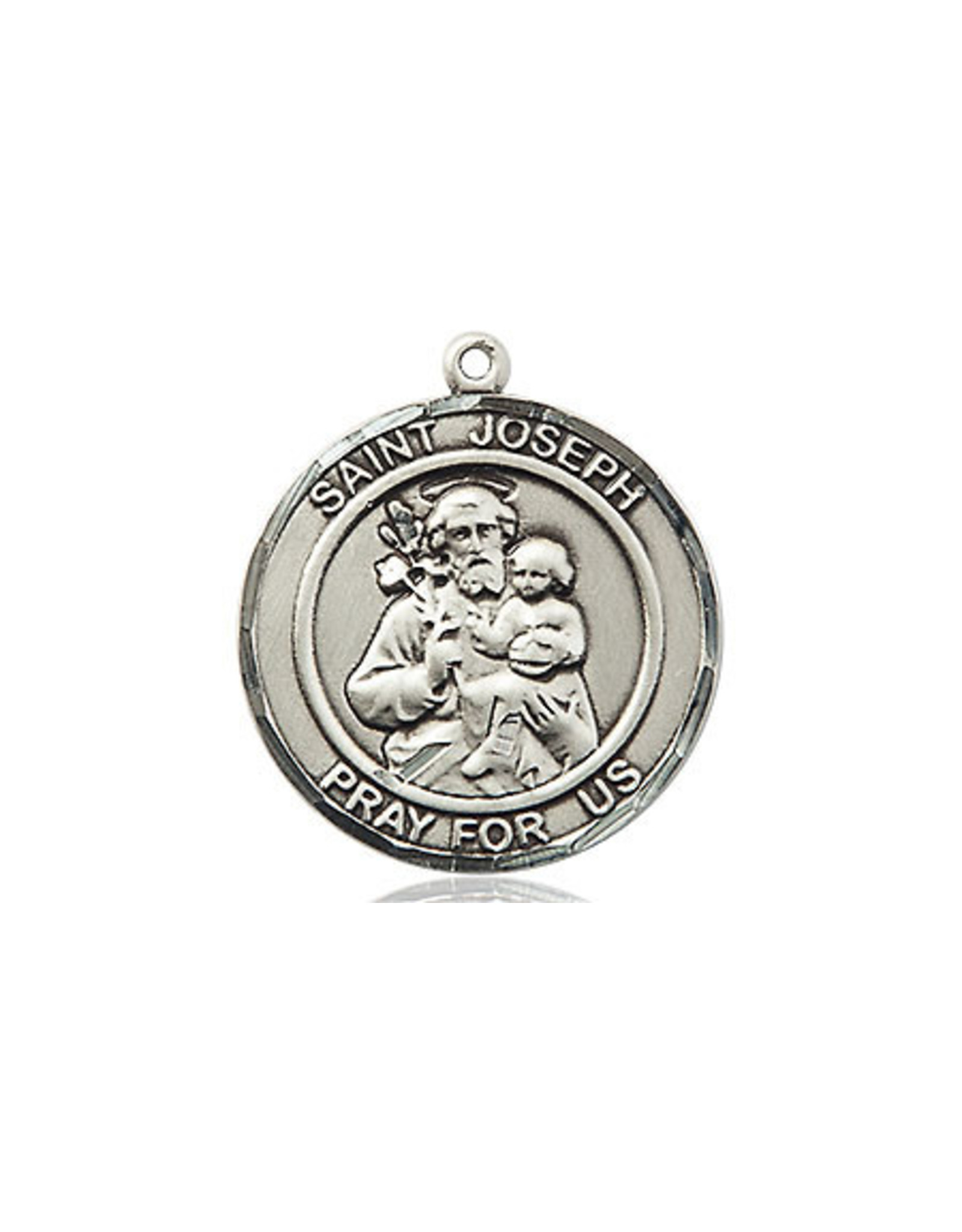 Bliss St. Joseph Medal Sterling Silver