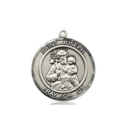 Bliss St. Joseph Medal Sterling Silver