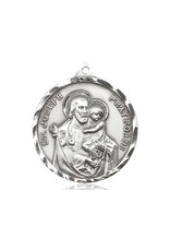 Bliss St. Joseph Medal Sterling Silver
