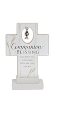 Cathedral Art First Communion Standing Cross with Chalice Charm