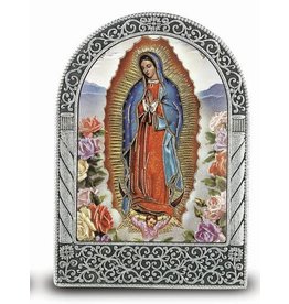 Hirten Plaque - Our Lady of Guadalupe Easel (2-3/4 x 2")