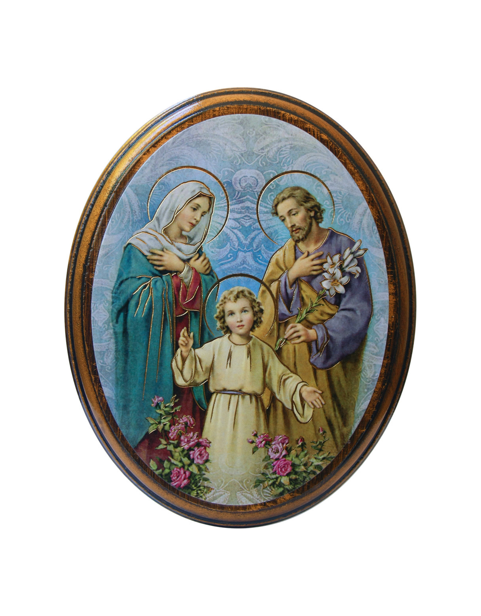 Hirten Holy Family 5" Oval Plaque