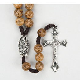 Hirten Rosary - Our Lady of Guadalupe, Brown Wood