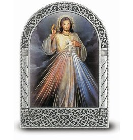 Hirten Plaque - Divine Mercy Easel (2-3/4 x 2")
